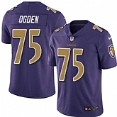 Nike Men & Women & Youth Ravens 75 Jonathan Ogden Purple Color Rush Limited Jersey,baseball caps,new era cap wholesale,wholesale hats